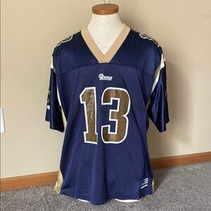 Vintage Adidas Rams Kurt Warner Jersey XL